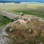 Cetatea Enisala - drona