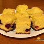 Tarta cu fructe de padure si blat cu lamaie