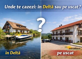 Unde te cazezi: în Deltă sau pe uscat? Unde te cazezi: în Deltă sau pe uscat?